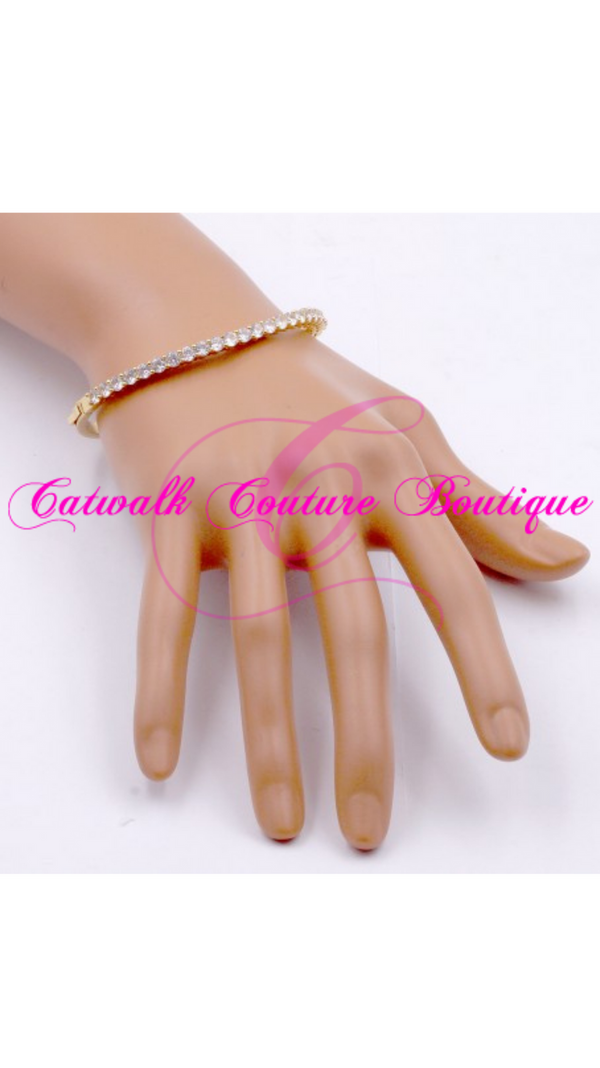 PREMIUM CZ TENNIS BANGLE BRACELET