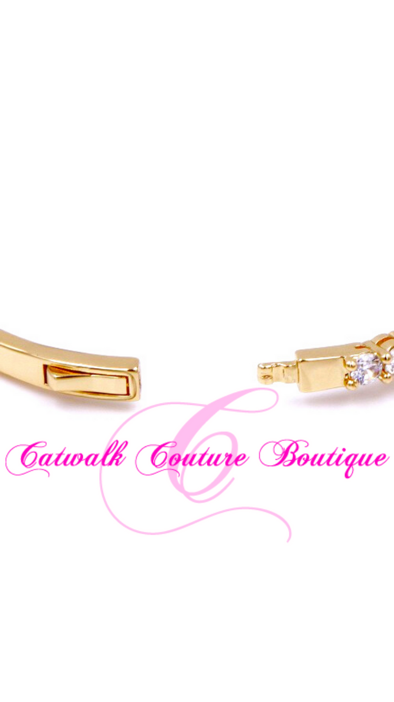 PREMIUM CZ TENNIS BANGLE BRACELET