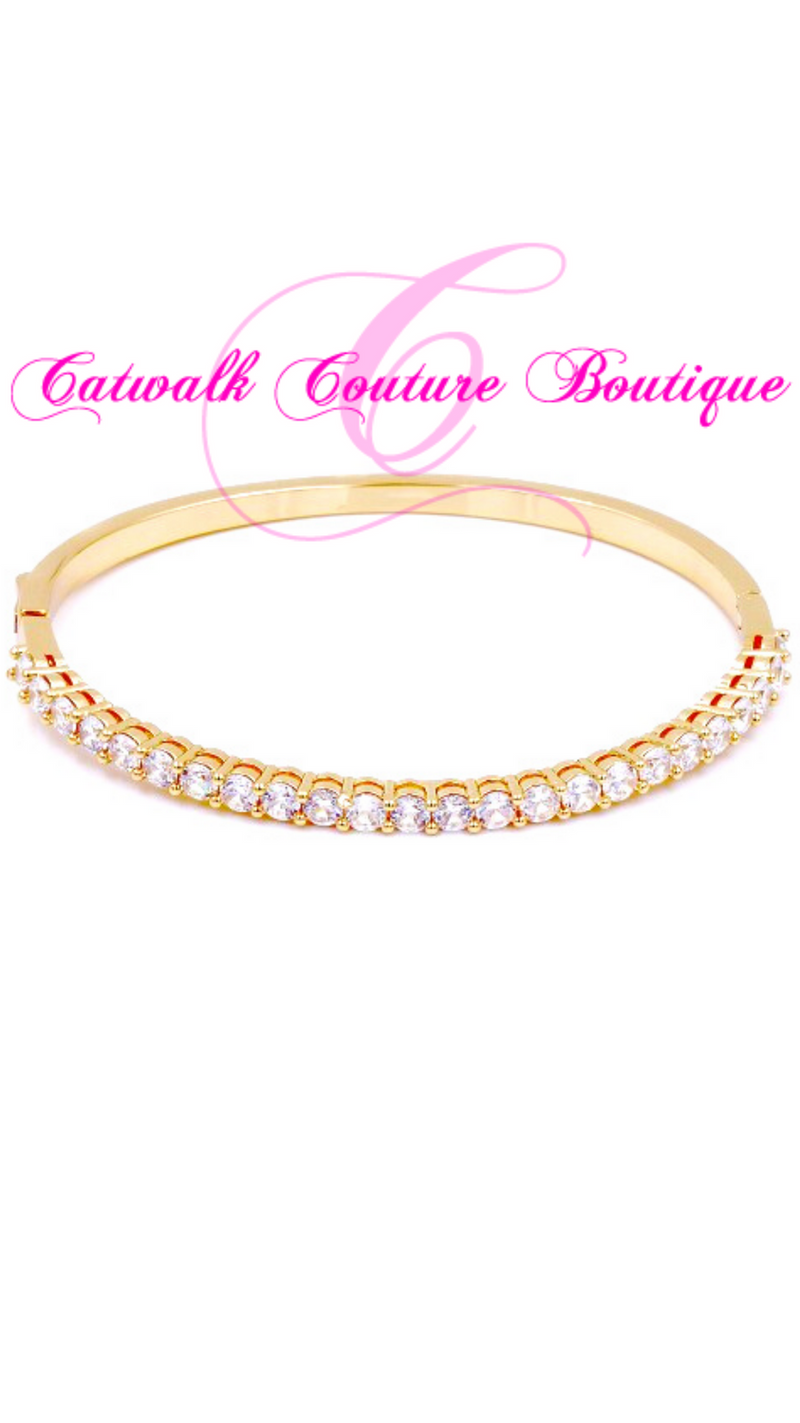 PREMIUM CZ TENNIS BANGLE BRACELET