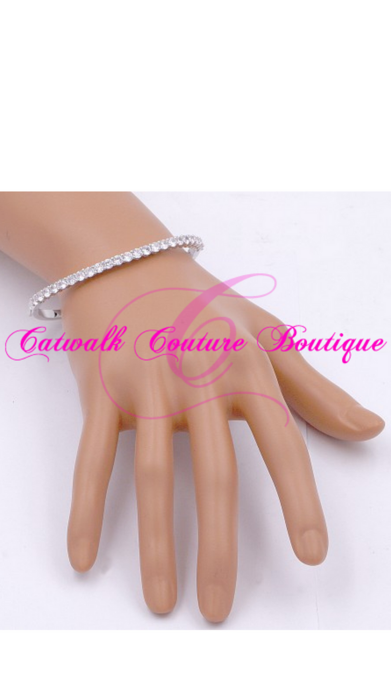 PREMIUM CZ TENNIS BANGLE BRACELET