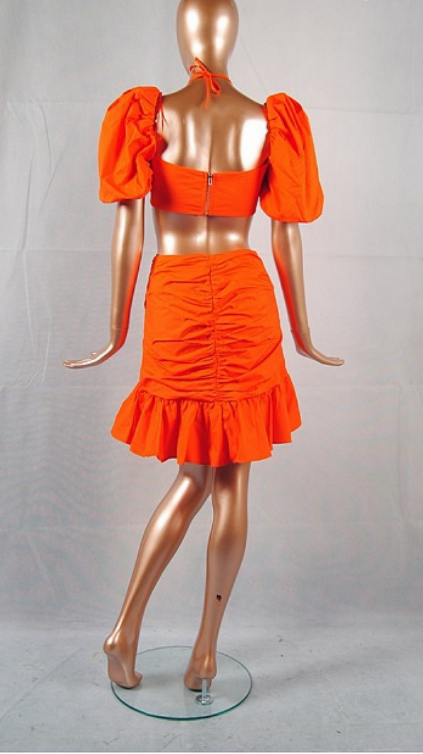 ORANGE YOU GLAD Skirt Set