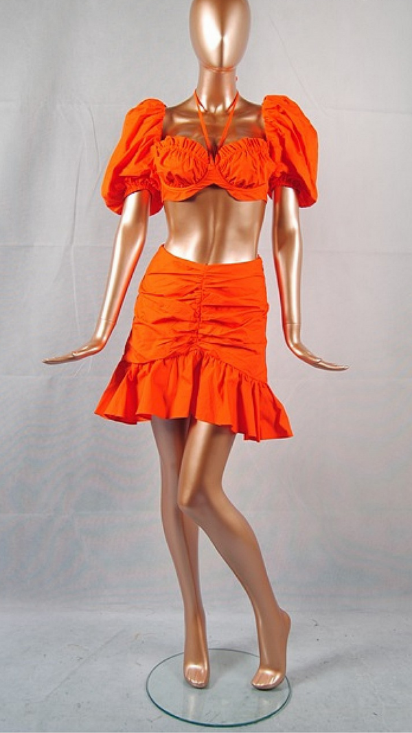 ORANGE YOU GLAD Skirt Set