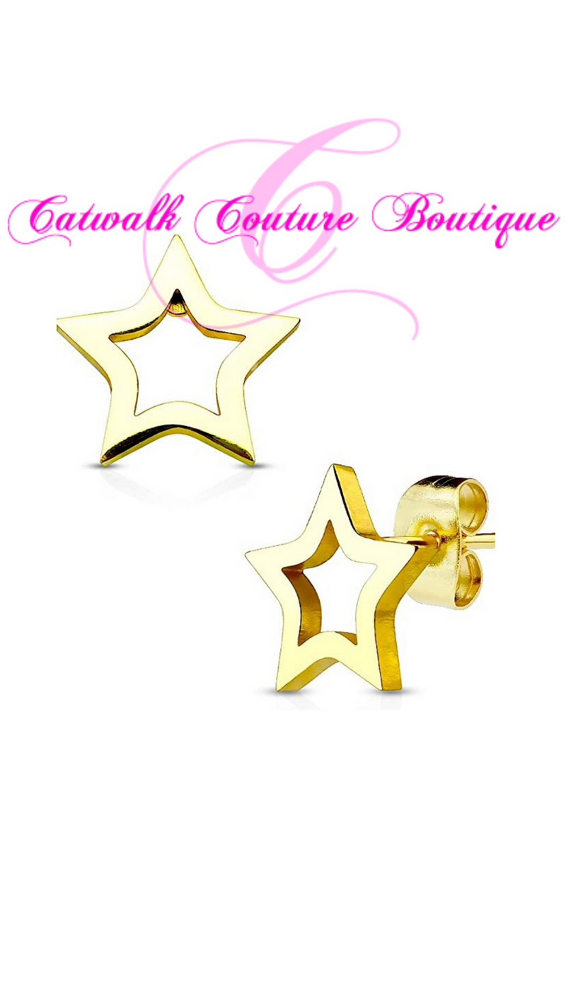 TWINKLE TWINKLE LITTLE STAR STUD EARRINGS